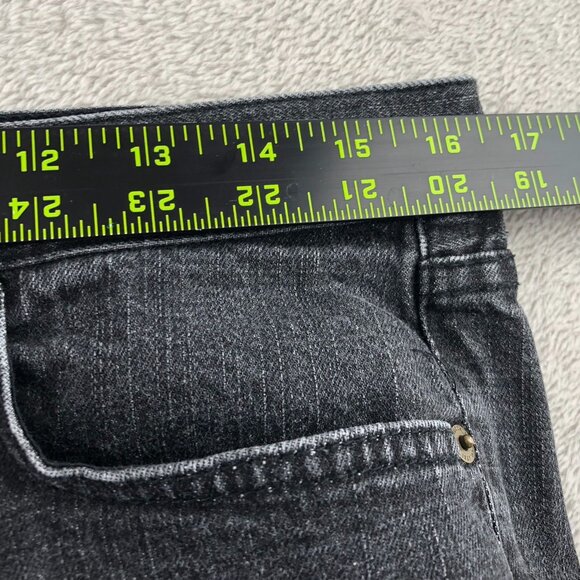 Lauren Jeans Co Ralph Lauren Women Jeans Size 10 Black Denim Straight Leg Casual - Picture 4 of 14